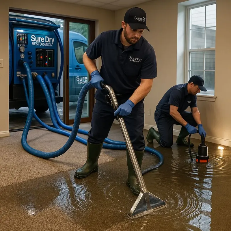 Water Extraction and Removal process in New London, CT
